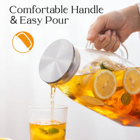 OneDream 68oz square pitcher two-pack ready for family gatherings