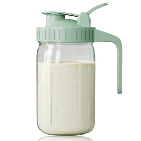 OneDream breast milk pitcher 32oz with flip cap for freshness and easy pouring.