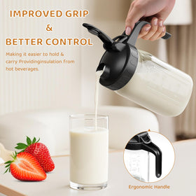 OneDream breastmilk pitcher 32oz airtight cap seals freshness and stops spills