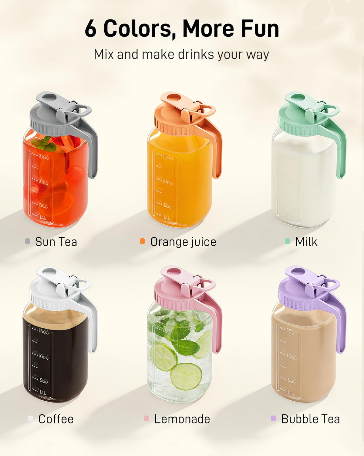 OneDream leak-proof flip cap prevents spills during transport.