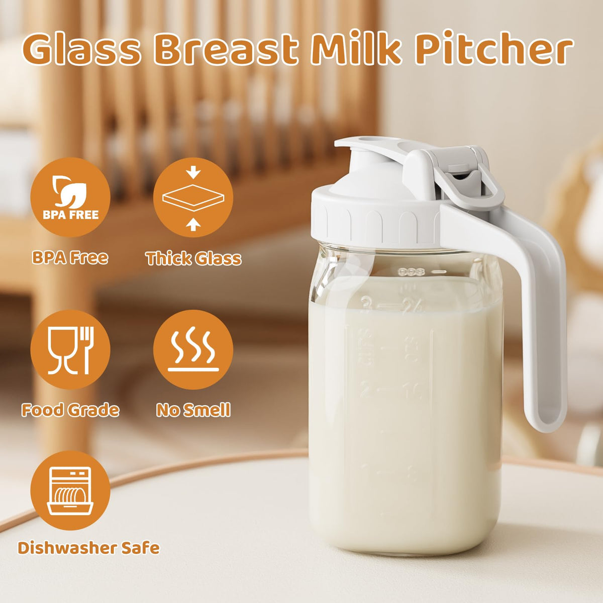 OneDream spout design provides controlled pouring and spill-free serving.