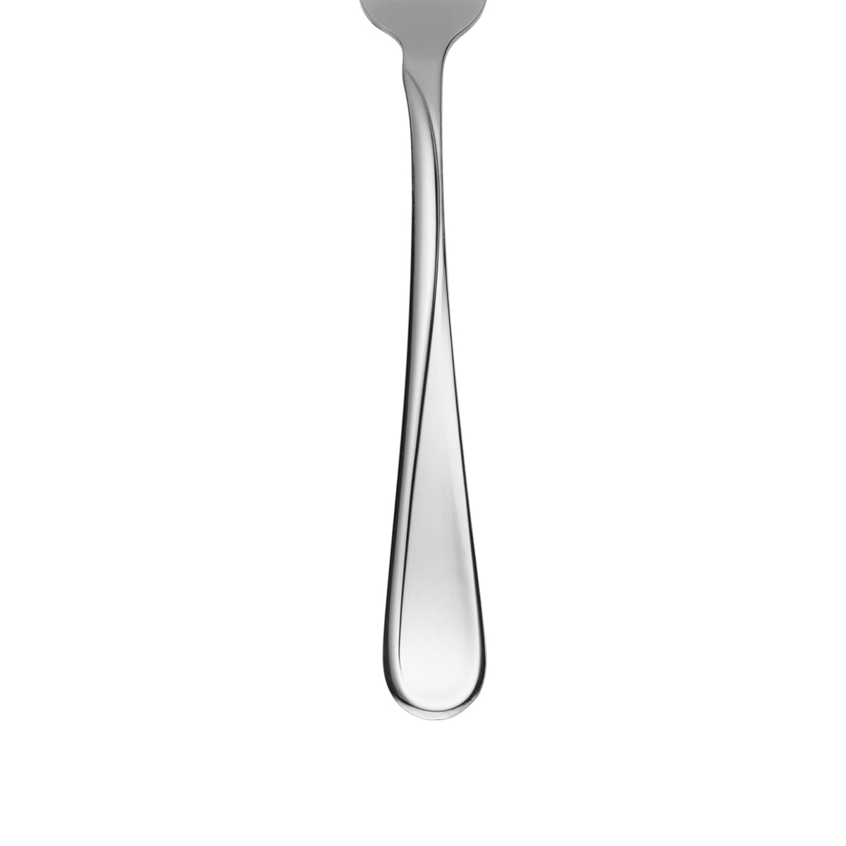 Oneida 18-0 stainless steel close-up highlights rust-resistance.