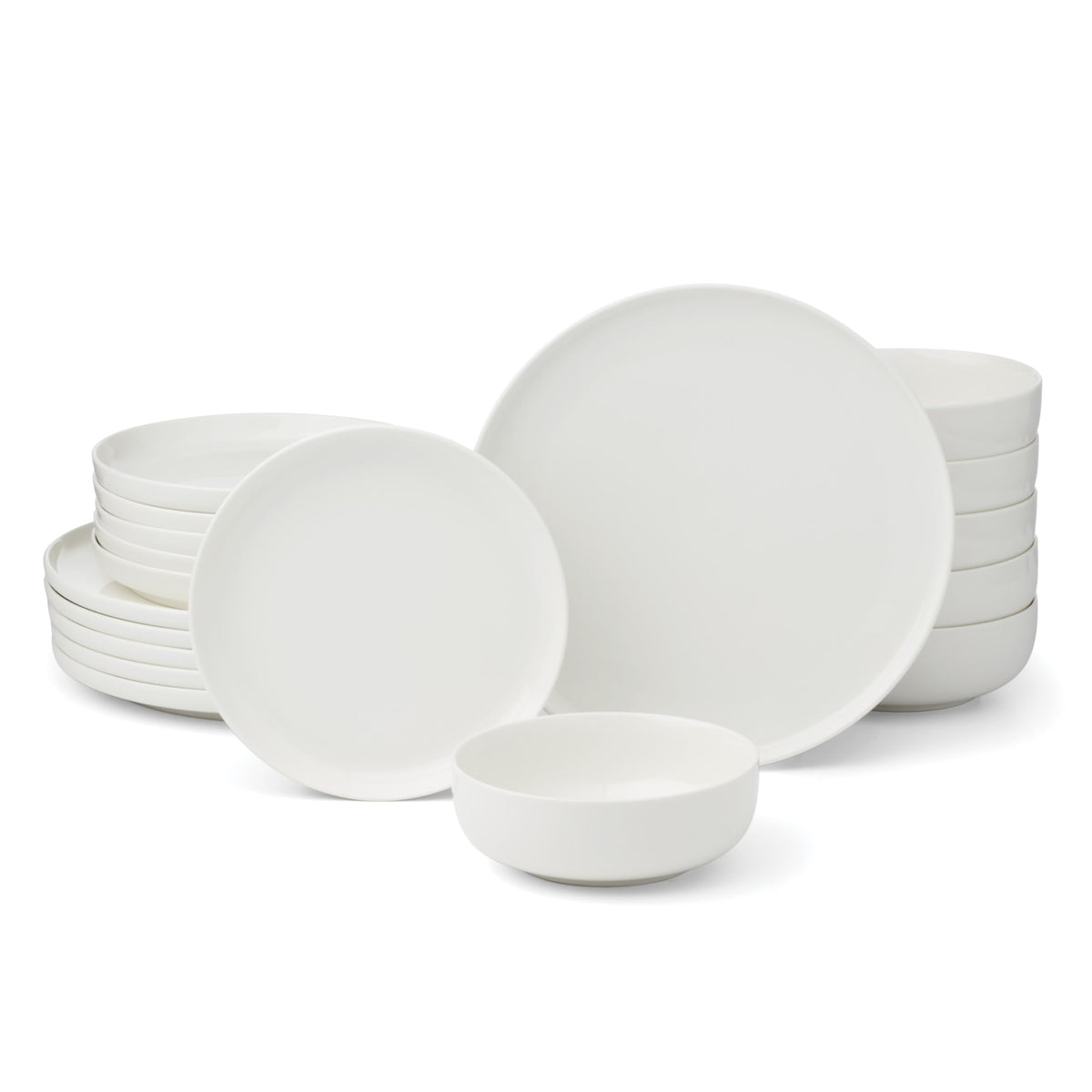 Oneida 24 Seven dinner plate in white porcelain for everyday meals