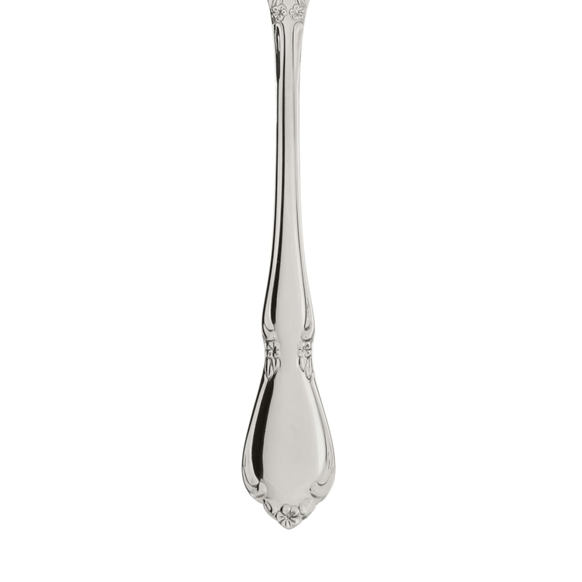 Oneida Chateau fiddleback design highlighting delicate scrolls
