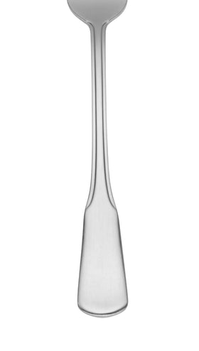 Oneida Colonial Boston flatware close-up shows the concave shank detail
