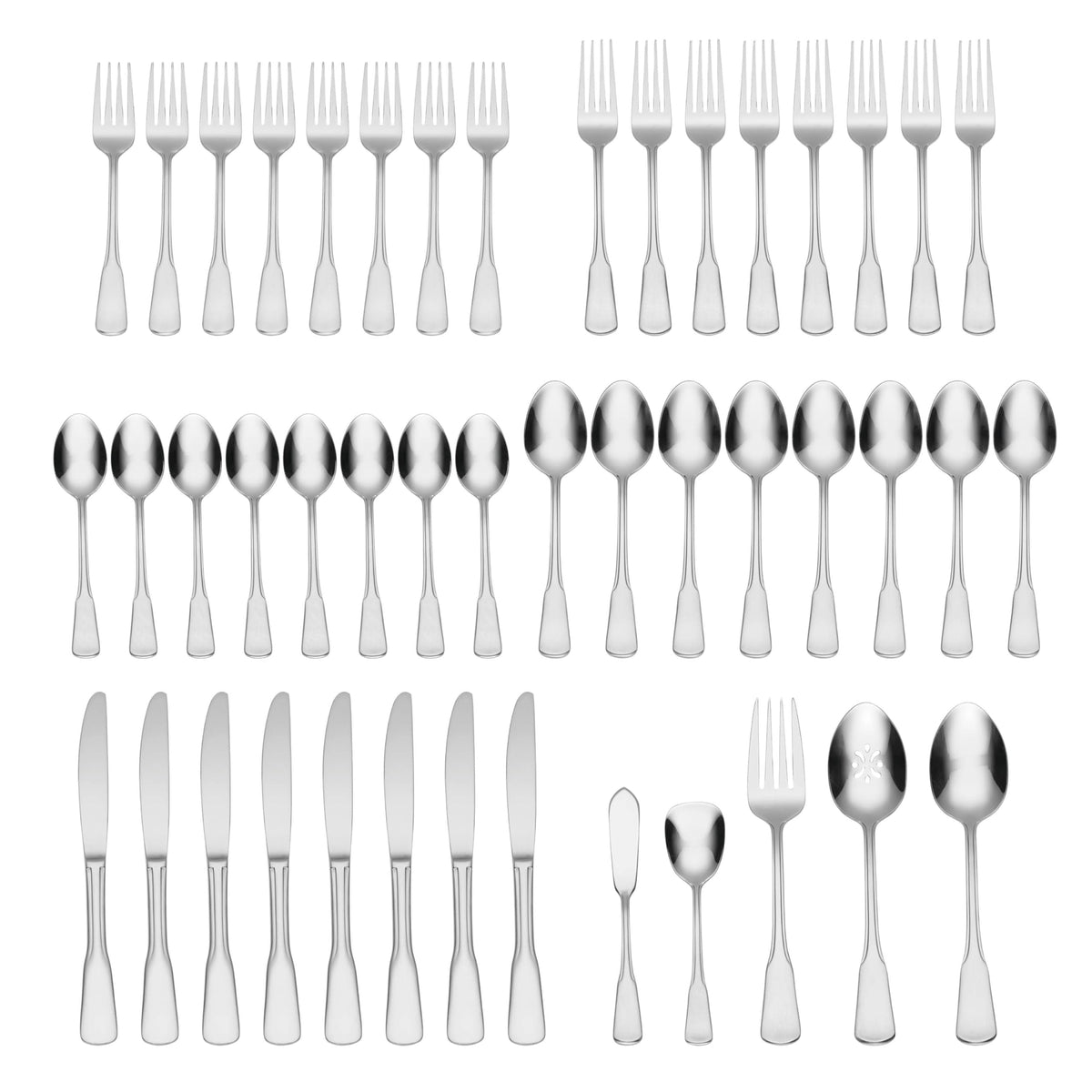 Oneida Colonial Boston 5-piece serving utensils ready for entertaining