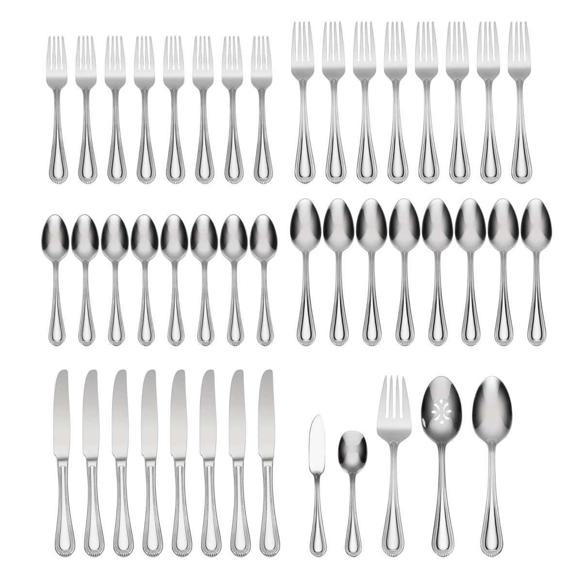 Oneida Countess serving utensils showcased, perfect for family meals and entertaining.