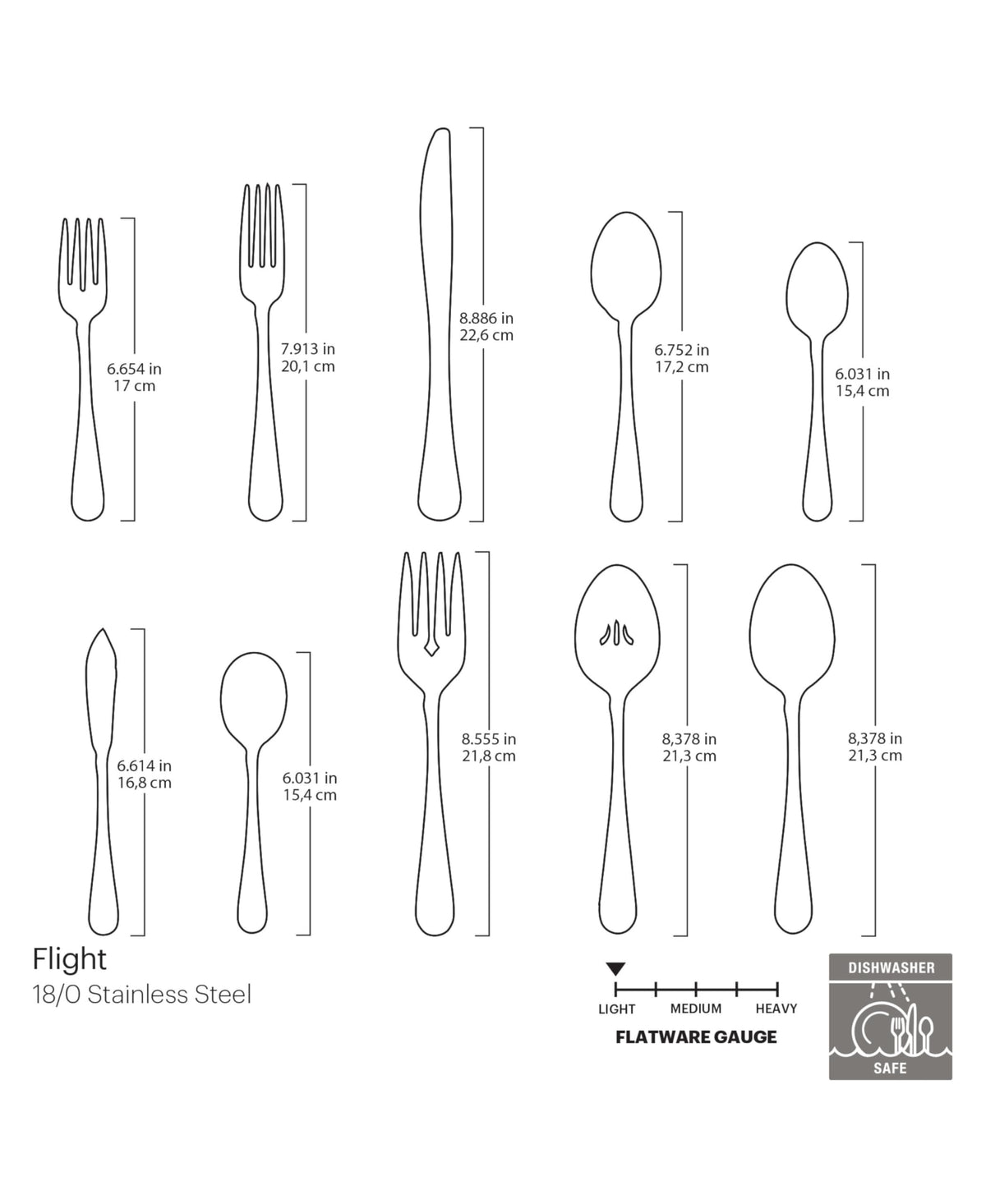 Oneida Flight flatware in dishwasher showing easy cleanup