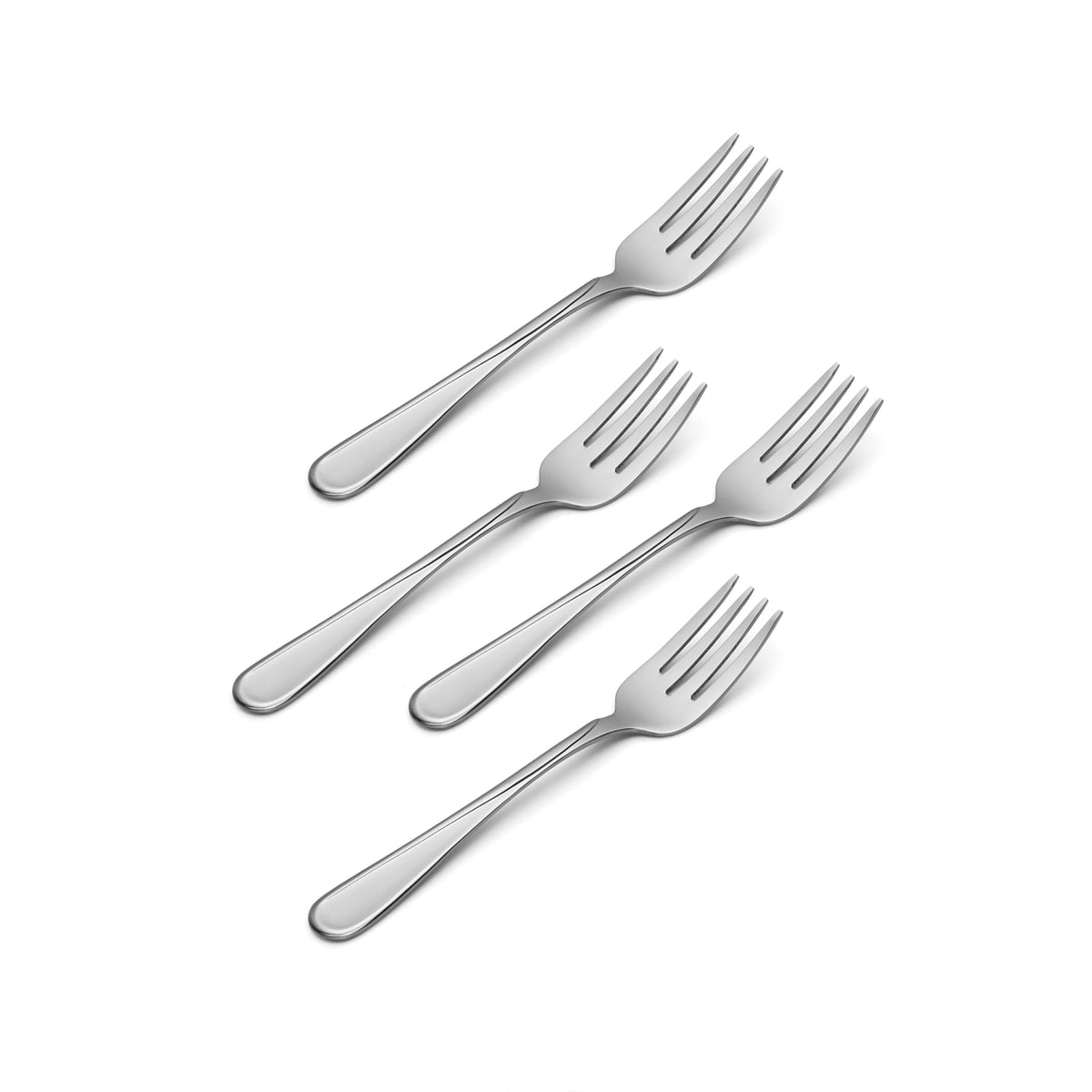 Close-up of the mirror finish on Oneida Flight flatware