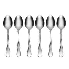 Oneida Flight six-piece teaspoon set with sculptural form for daily dining.
