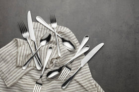 Oneida Grant salad forks enable easy portioning and texture
