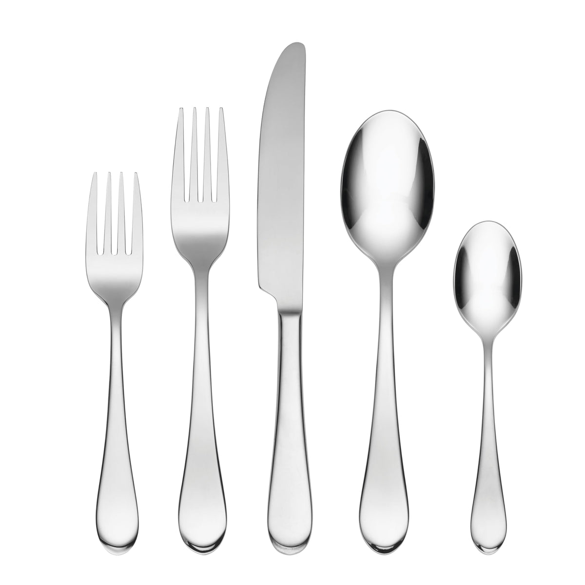 Oneida Icarus 45-piece flatware set dinner fork for everyday meals