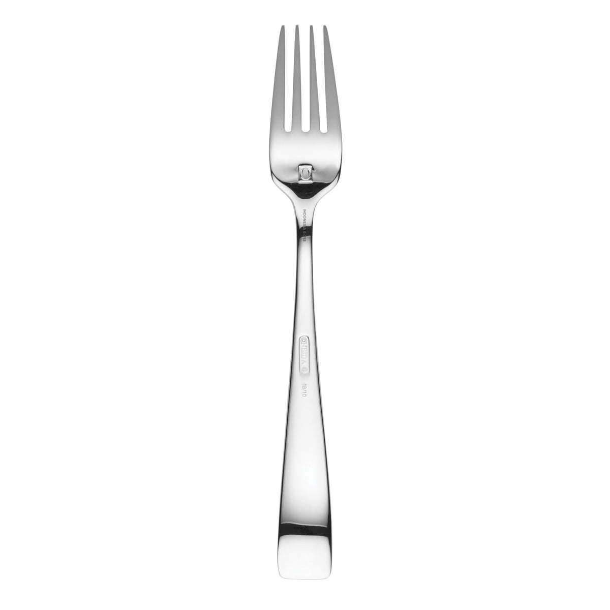 Oneida Moda dinner knife closeup shows durable stainless steel