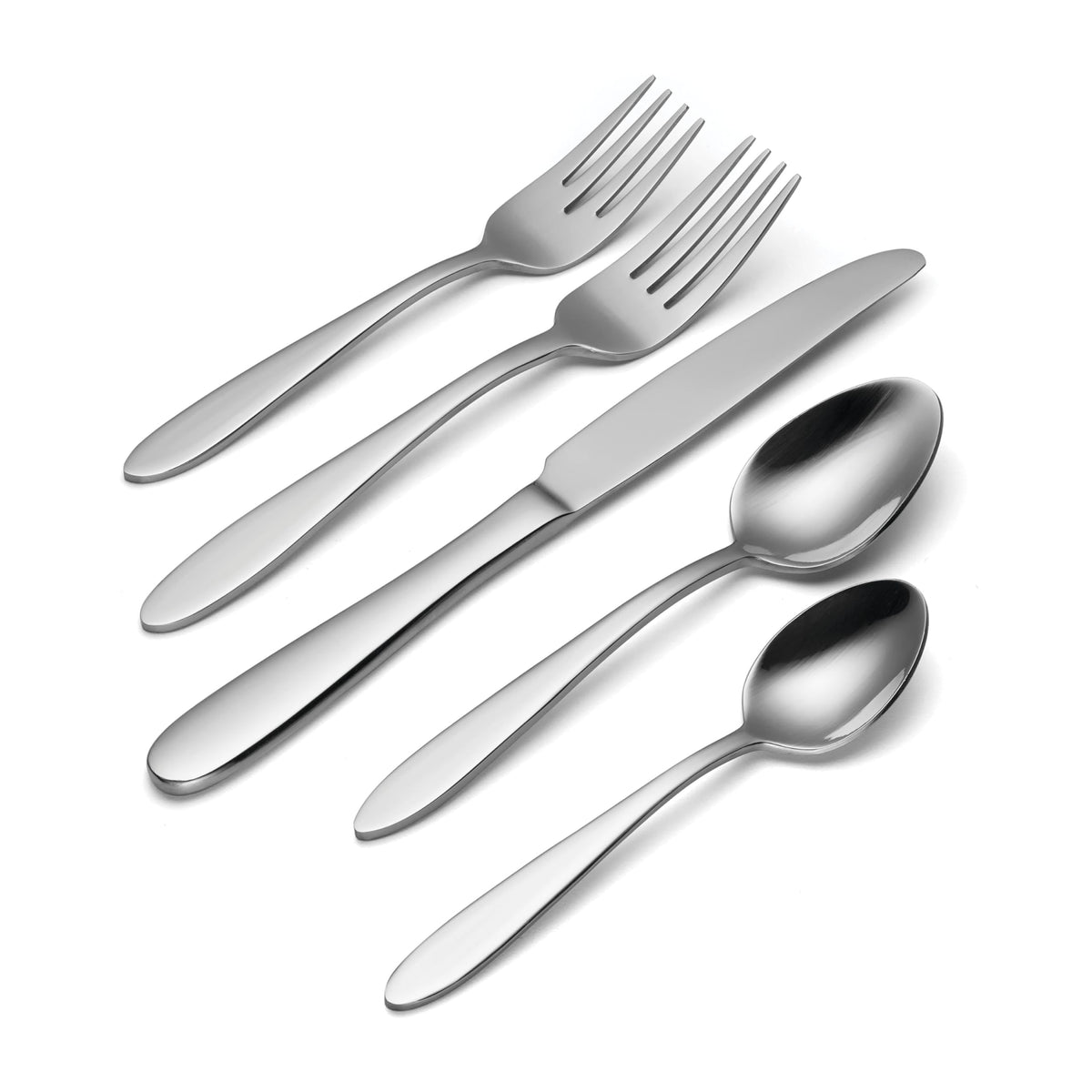 Oneida Mooncrest 18/0 stainless steel utensils with bright finish
