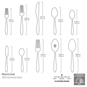 Oneida Mooncrest pierced serving spoon designed for shared dishes.