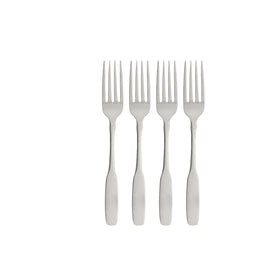 Oneida Paul Revere dinner forks four-piece set with classic design and mirror finish.