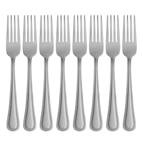 Oneida Tress 8-piece dinner forks set for everyday dining, versatile and elegant.