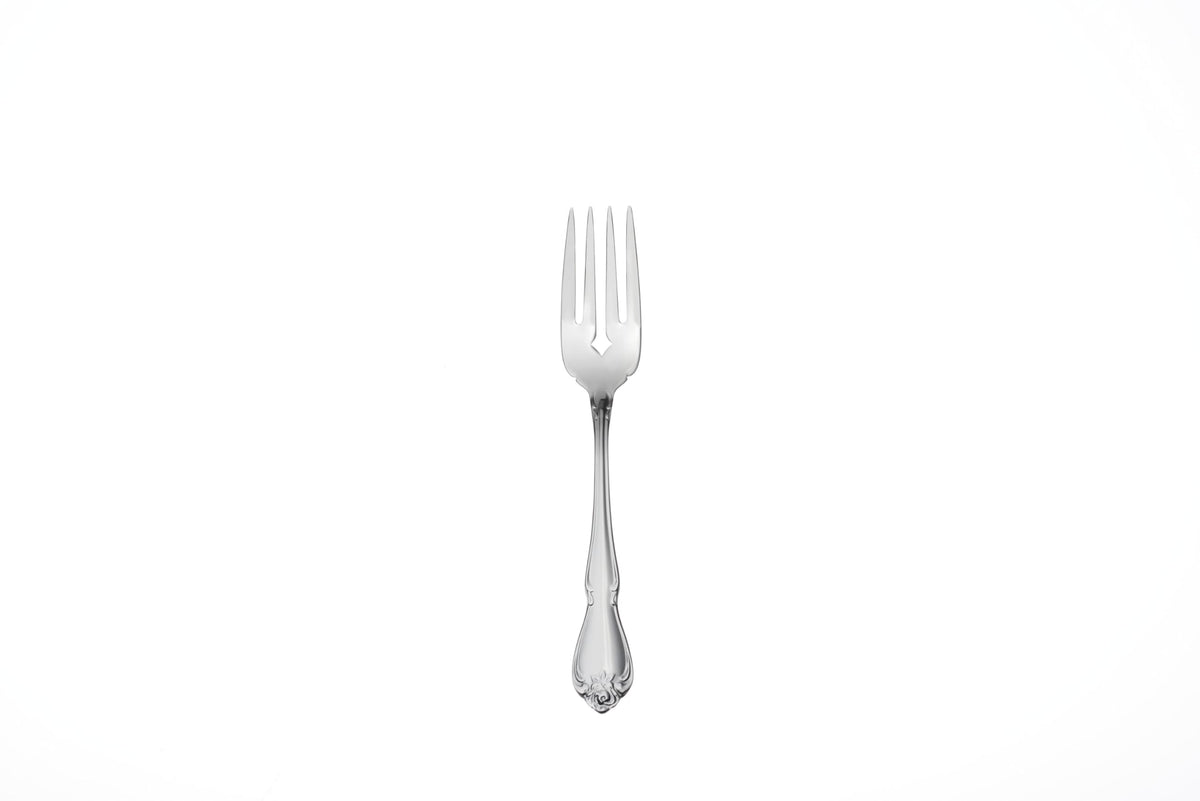 Oneida True Rose 18/0 stainless steel forks with mirror finish, durable and dishwasher safe