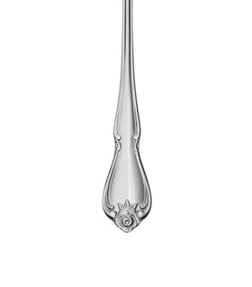 Oneida True Rose 18/0 stainless steel spoons that are rust resistant and dishwasher safe.