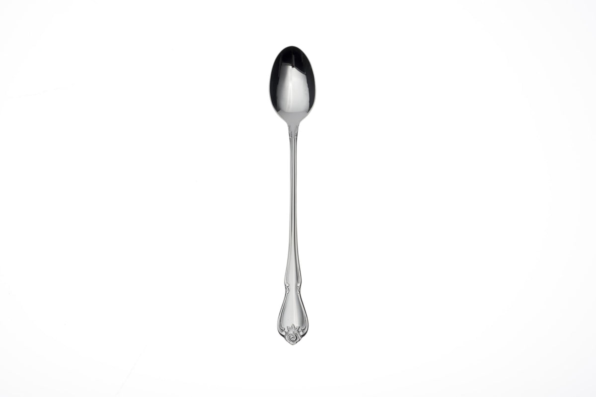 Oneida True Rose spoons featuring a mirror finish for elegant table settings.