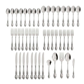 Oneida Wordsworth dinner spoon with floral handles for elegant meals.