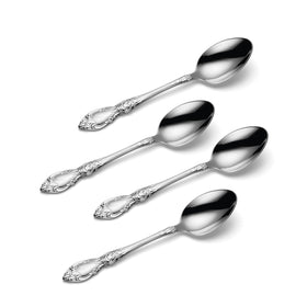 Oneida Wordsworth teaspoons with mirror finish for elegant dining and effortless cleanups.