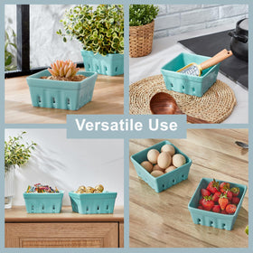 ONEMORE Berry Basket harvest bowl for garden or market produce display.