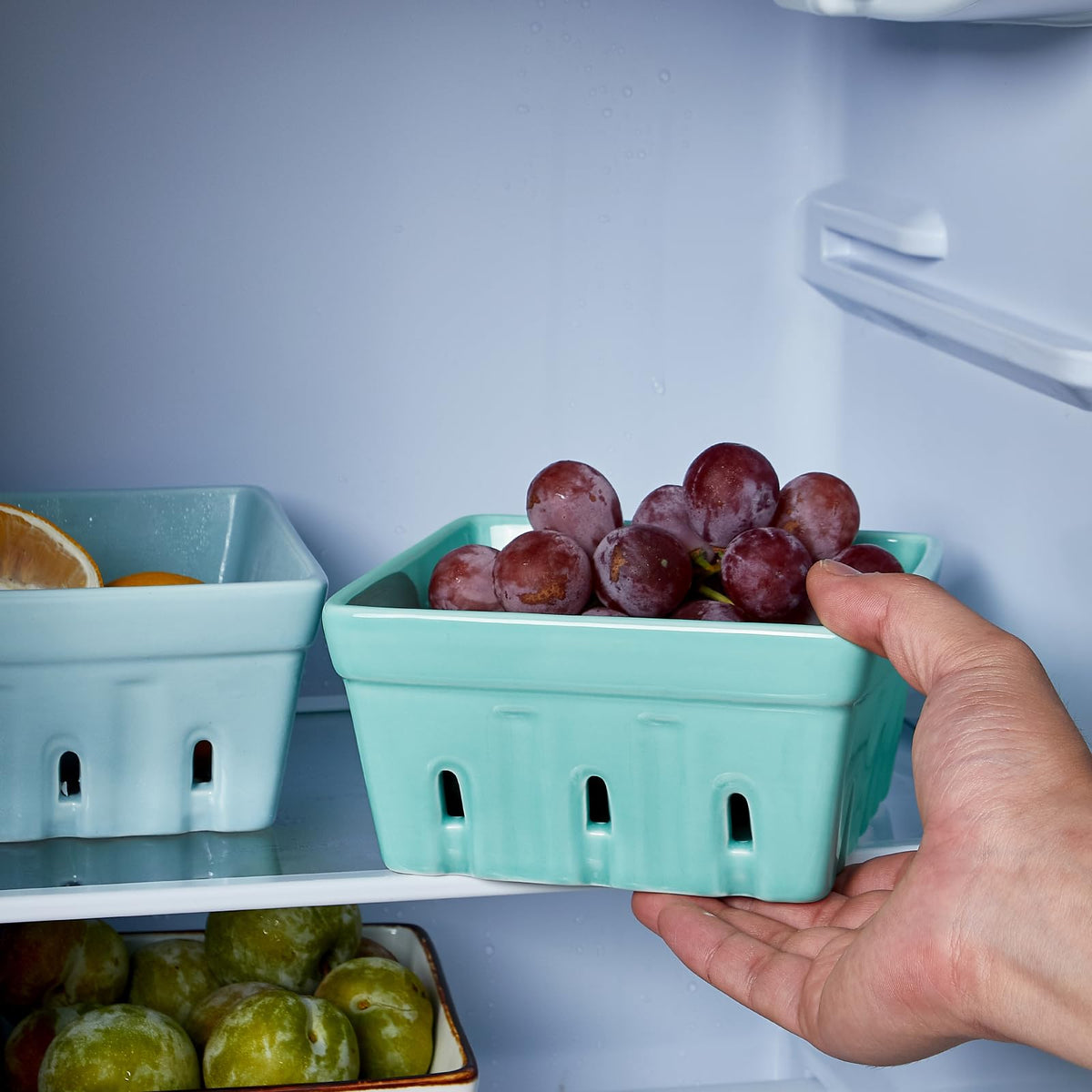 ONEMORE Berry Basket set of 2 provides versatile storage and display options.