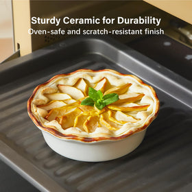 ONEMORE deep-dish pie pan 6.8 inch ideal for hearty fillings and desserts