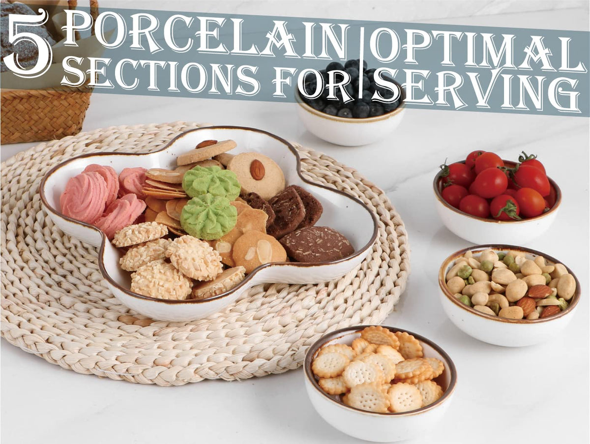 ONEMORE gift-ready chip and dip platter, ideal for celebrations