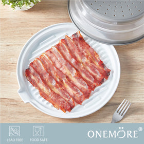 ONEMORE kitchen-friendly bacon tray storage keeps your setup neat
