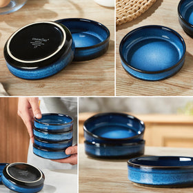 ONEMORE porcelain ramekins set for baking and elegant table presentation.