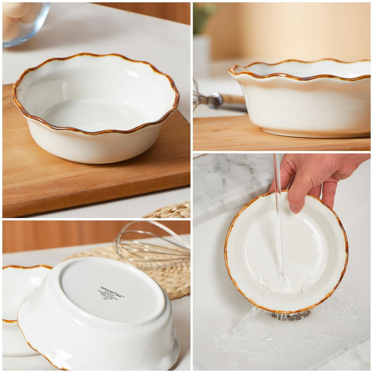 ONEMORE pot pie baking dishes suitable for single servings and leftovers