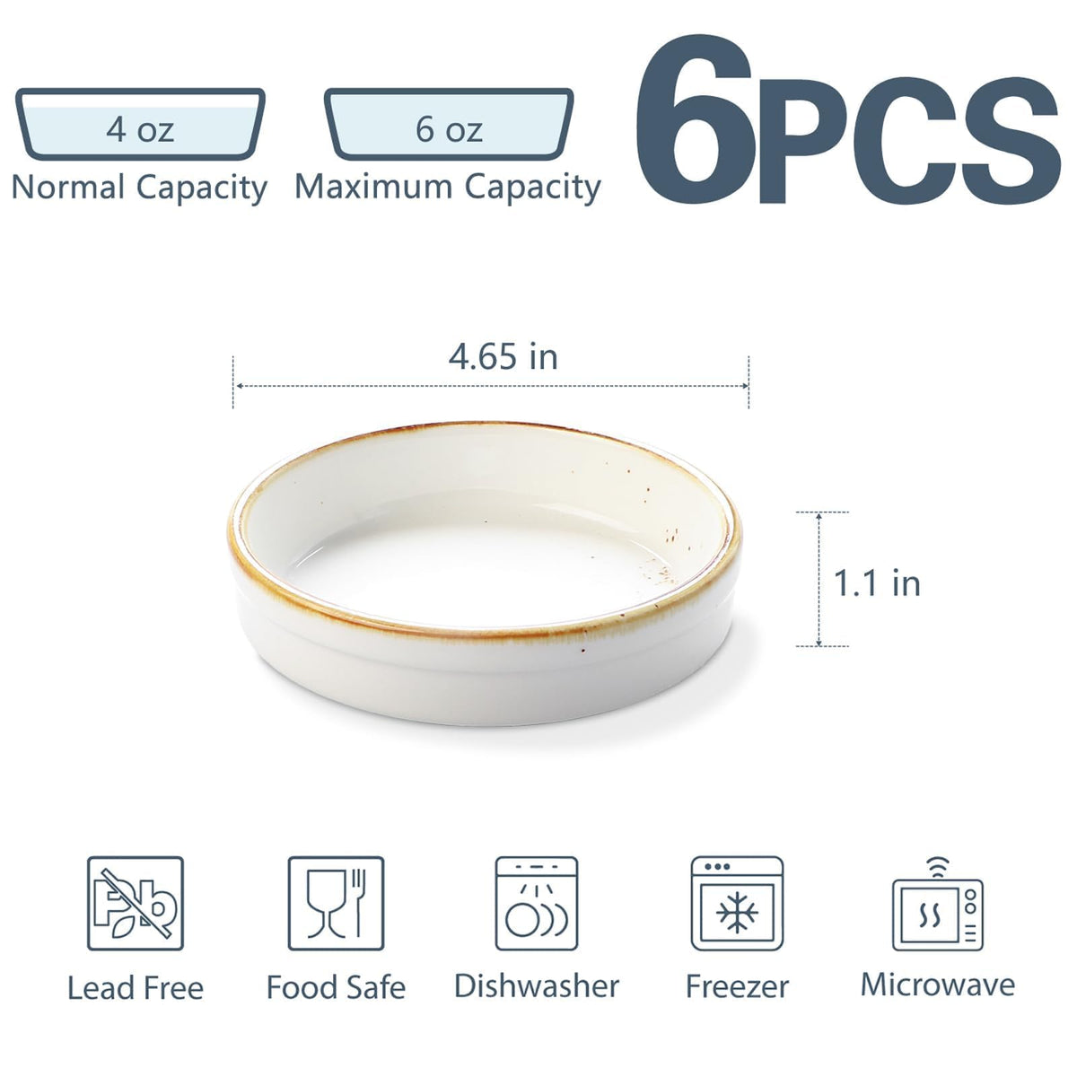 ONEMORE shallow design keeps portions attractive and cooks evenly.