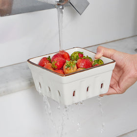 ONEMORE rustic cream glaze bowl adds vintage charm to any counter