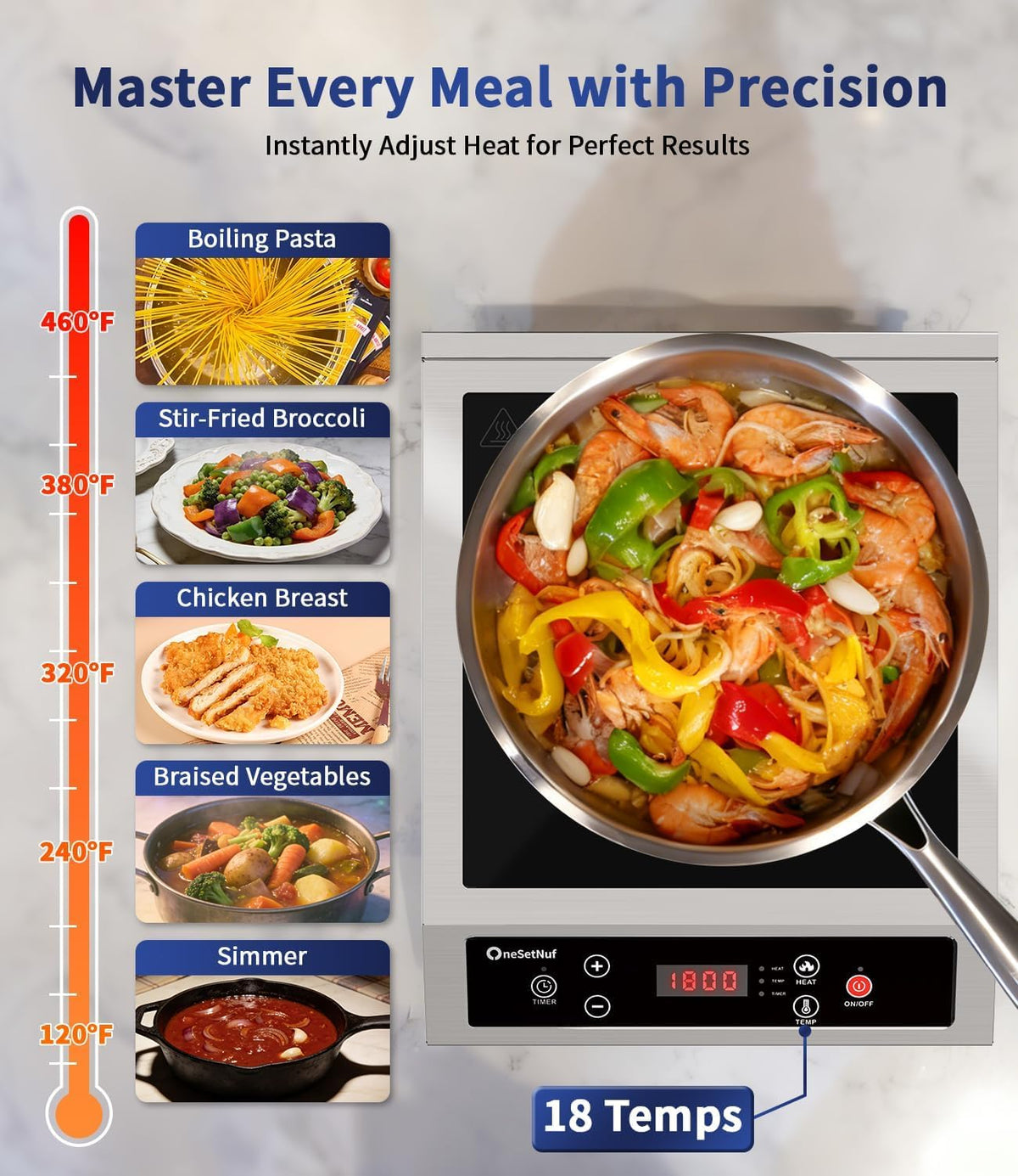 onesetnuf ul-certified safety adds trusted protection for everyday cooking
