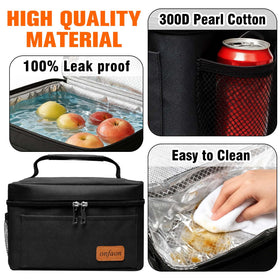ONFAON waterproof liner prevents leaks and easy to wipe.