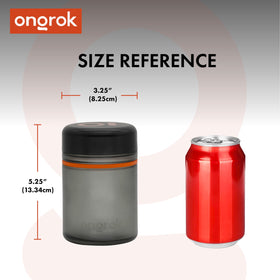 ONGROK jar with chalkboard stickers for quick labeling