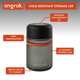 ONGROK jar with color-coded rings for easy pantry organization