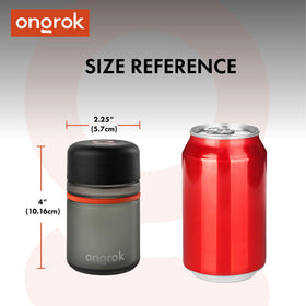 ONGROK jar filled with herbs demonstrates versatile storage