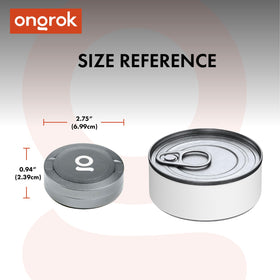 Slim profile of ZPuck blends into pockets and bags for quick access.