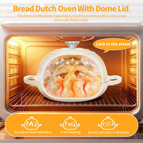 ONKO Dutch Oven heat-retention photo shows long-lasting warmth for servings