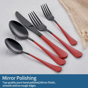 Onlycooker ergonomic tapered handles provide balanced weight and reduced fatigue during meals.