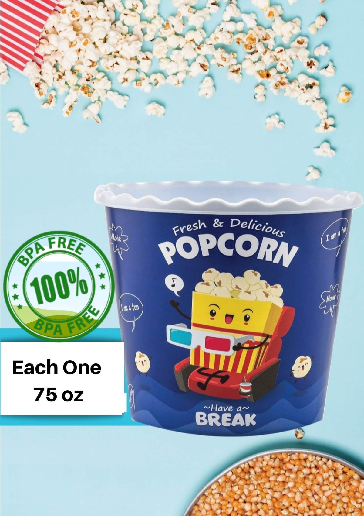 ONONEXPRESS 75 oz capacity per box, ample snack storage.