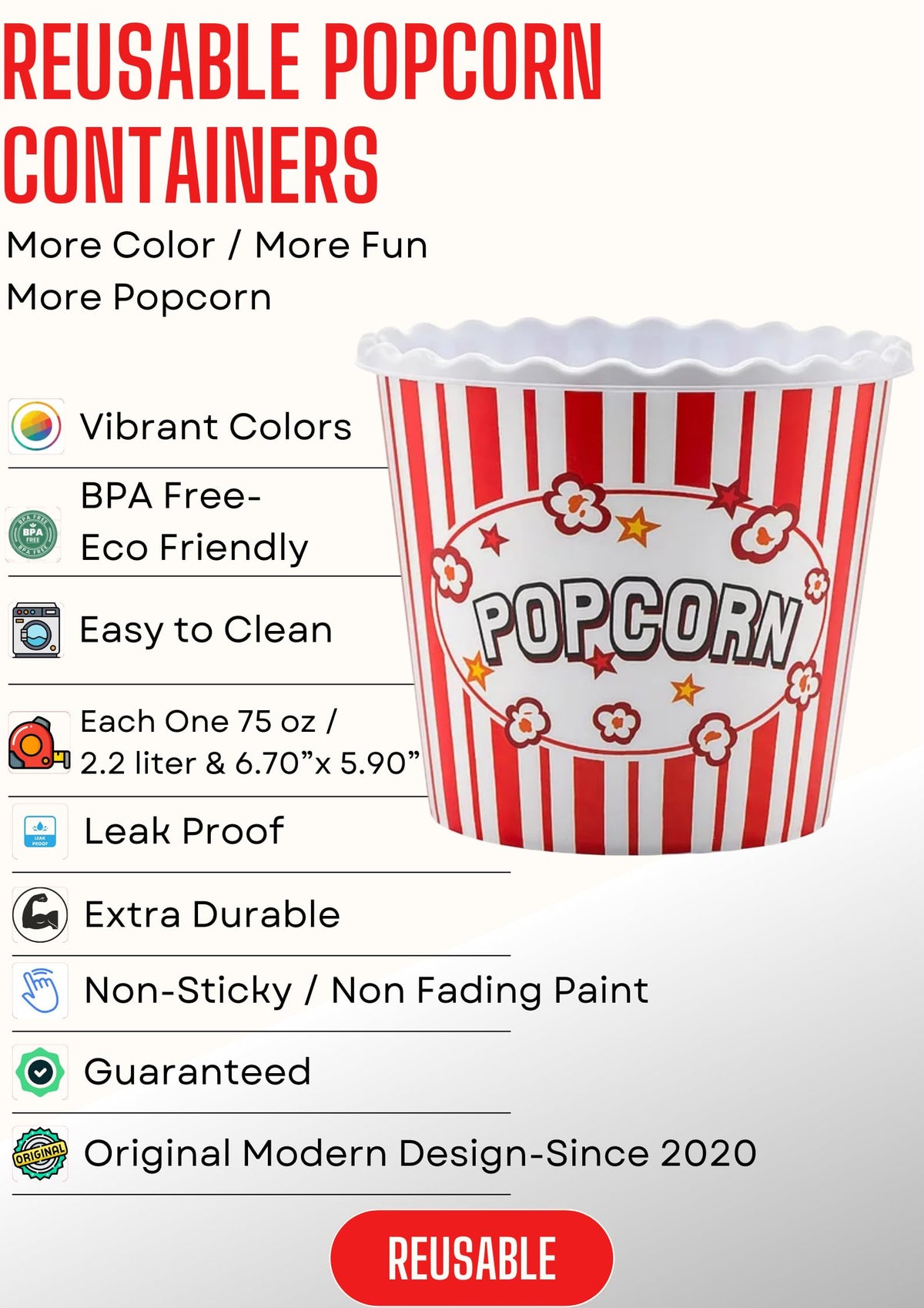 Side view of ONONEXPRESS box shows stackable, space-saving design