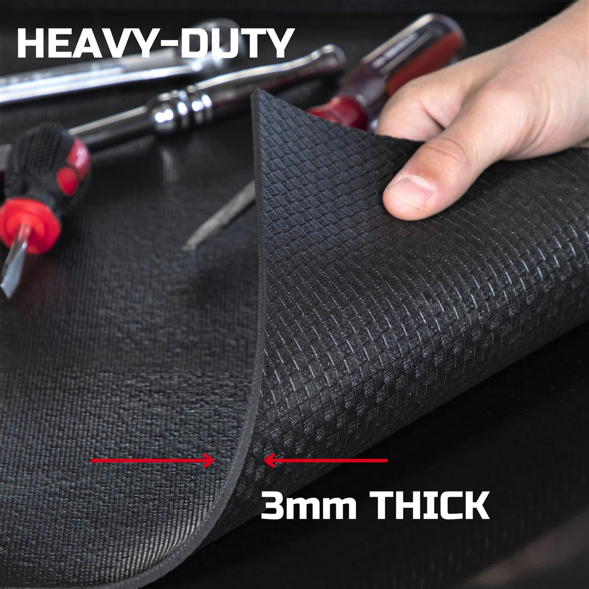 ONREVA tool box liner 3mm-thick durability showcases long-lasting protection