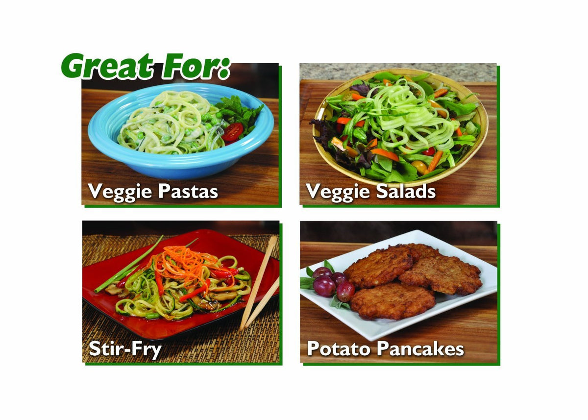 Ontel Veggetti spiralized noodles ready for stir-fry or salad