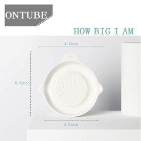 ONTUBE Ceramic Grater Plate onion: reduces fumes with easy handling.