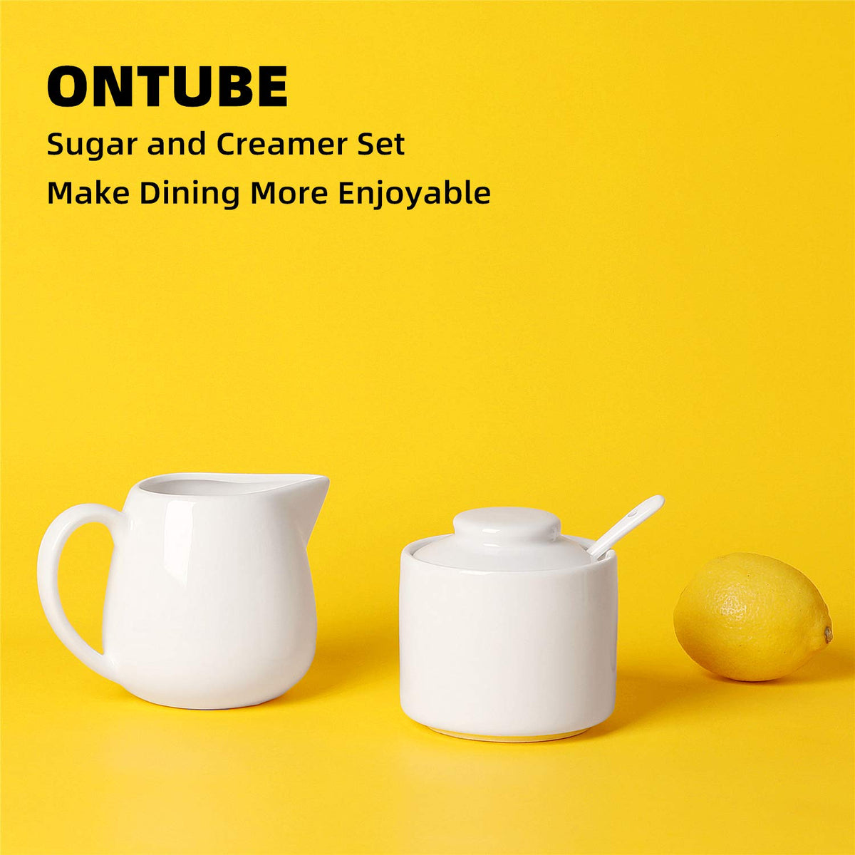 ONTUBE sugar bowl lid with spoon slot to keep accessories handy.