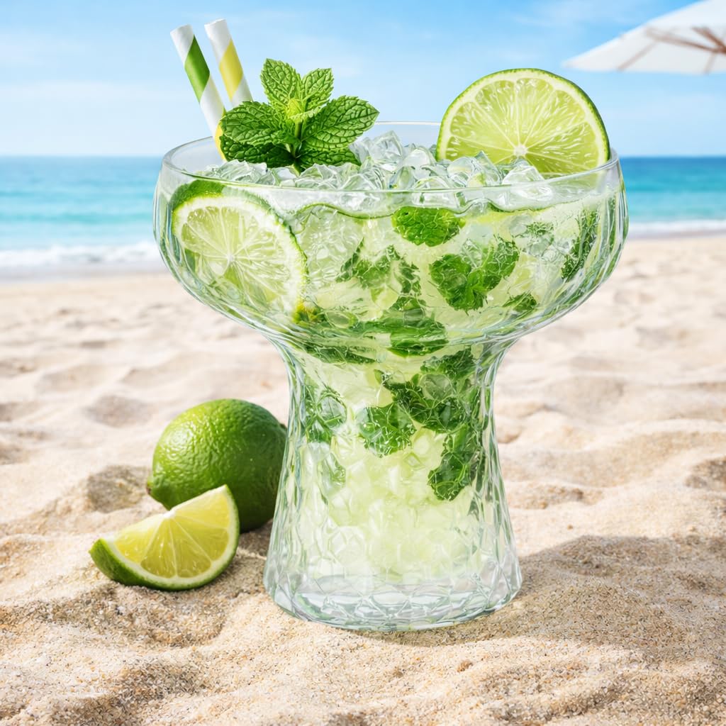Oojami Lunara heavy-duty disposable glasses maintain shape during events.